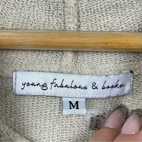 Young Fabulous & Broke Warren Tie Dye Oversized Pullover Hoodie Sz Medium Women - Picture 9 of 12